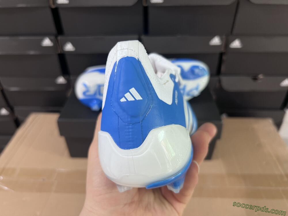 Adidas Predator Elite Foldover Tongue FG Low-Tops Football Boots - Blue/white/Beige
