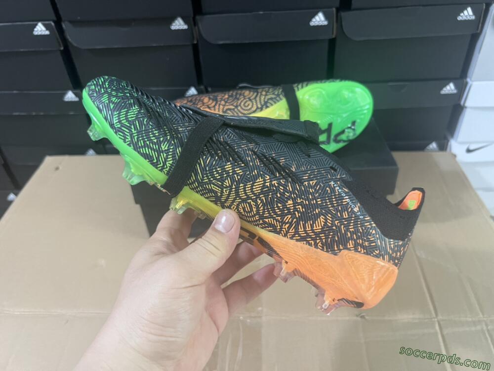 Adidas Predator Elite Foldover Tongue FG Low-Tops Football Boots - Black/White/Green