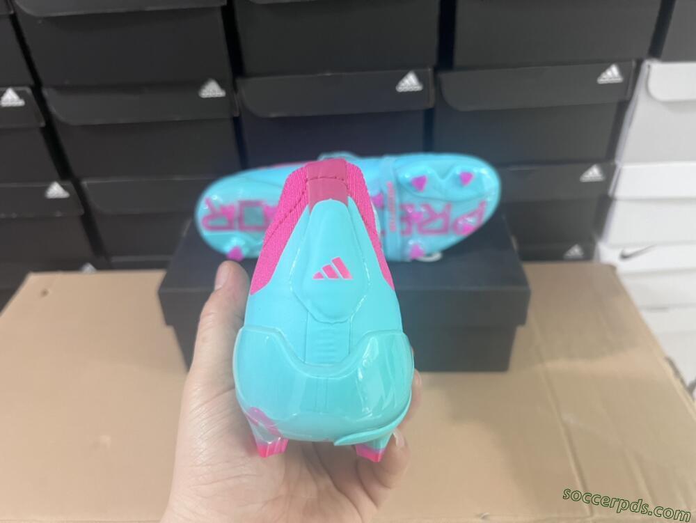 Adidas Predator Elite Foldover Tongue FG Low-Tops Football Boots - Jade/Red/Pink