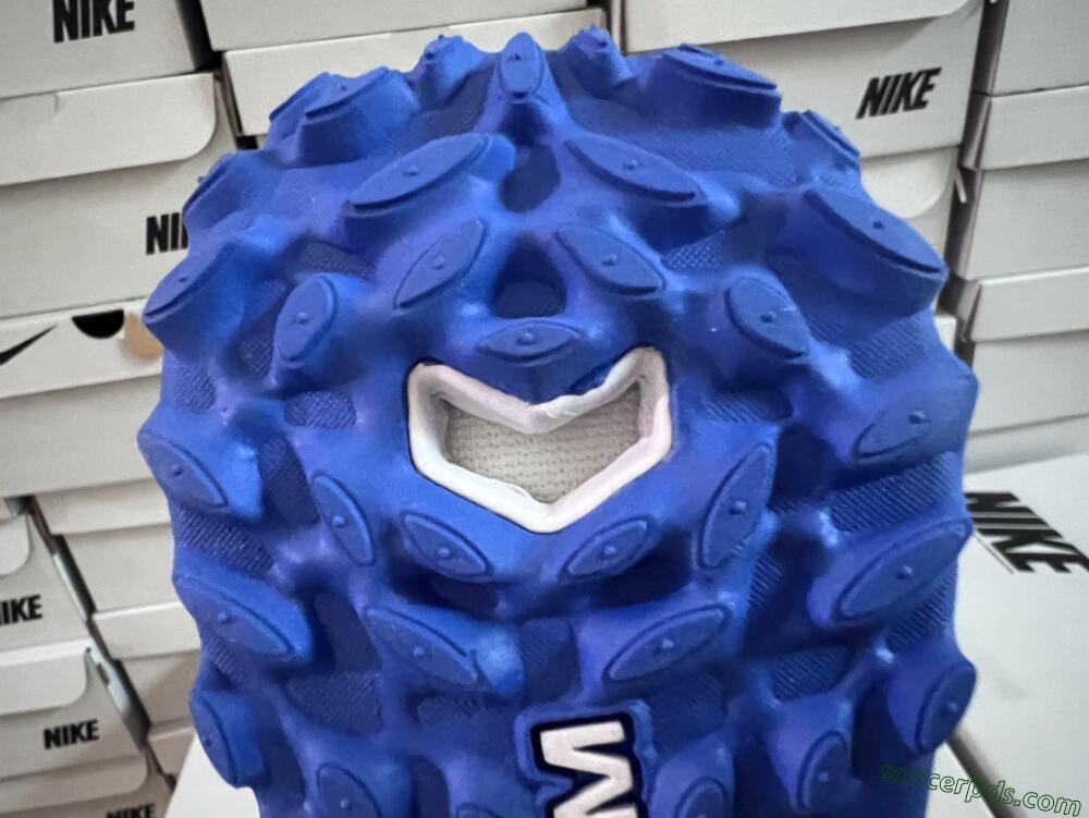 Nike Air Zoom Mercurial Vapor 15 Pro TF Low-Tops Football Shoes - White/Blue/Gold