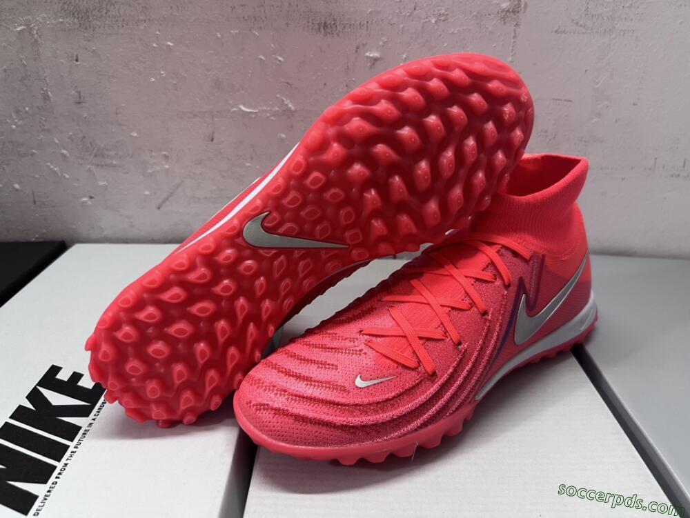 Nike Phantom Luna 2 Elite TF High-Tops Football Shoes - Red/Black/Blue/White