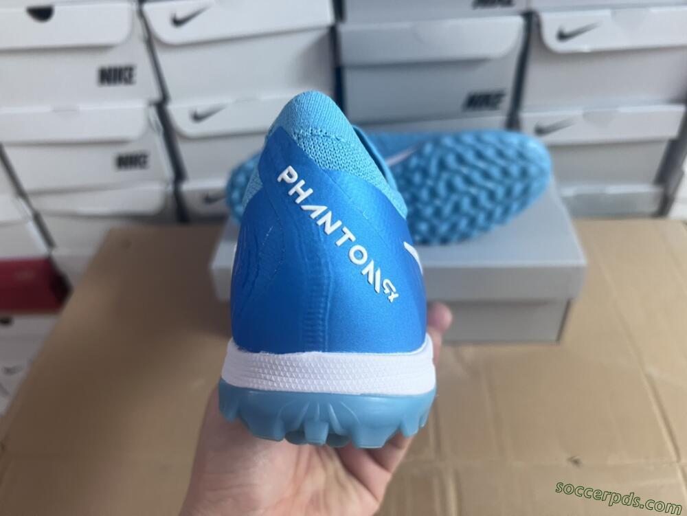 Nike Phantom Luna Elite TF Low-Tops Football Shoes - Jade/White/Blue