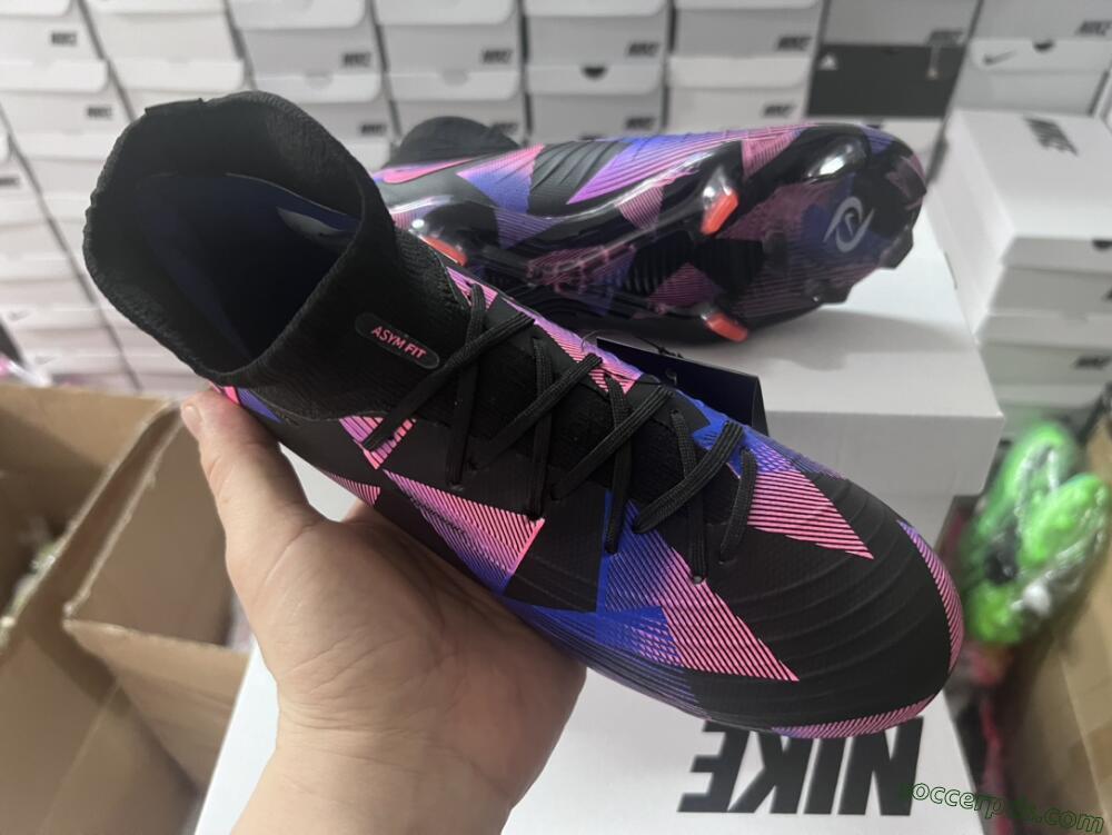 Nike Phantom Luna Elite FG High-Tops Football Boots - Black/Pink/Blue/Orange
