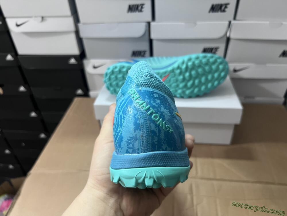 Nike Phantom Luna Elite TF Low-Tops Football Shoes - Jade/Orange/Yellow