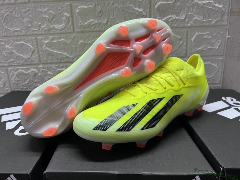 Adidas X Crazyfast.1 FG Low-Tops Football Boots - Yellow/Black/Orange