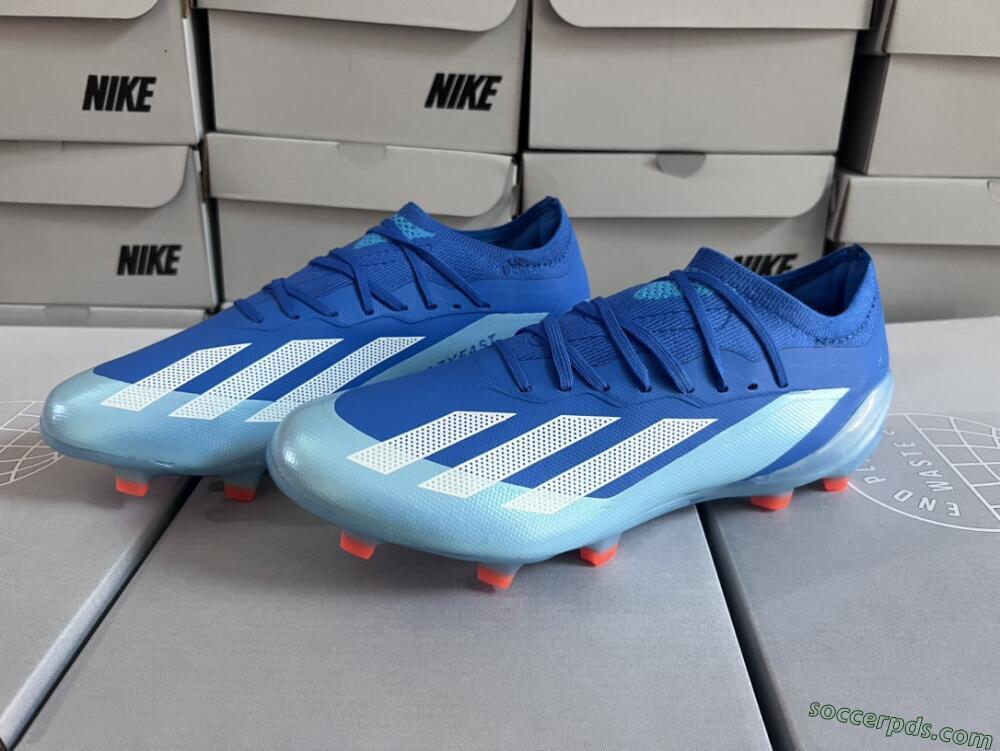 Adidas X Speedportal.1 FG Low-Tops Football Boots - Blue/Silver/Jade