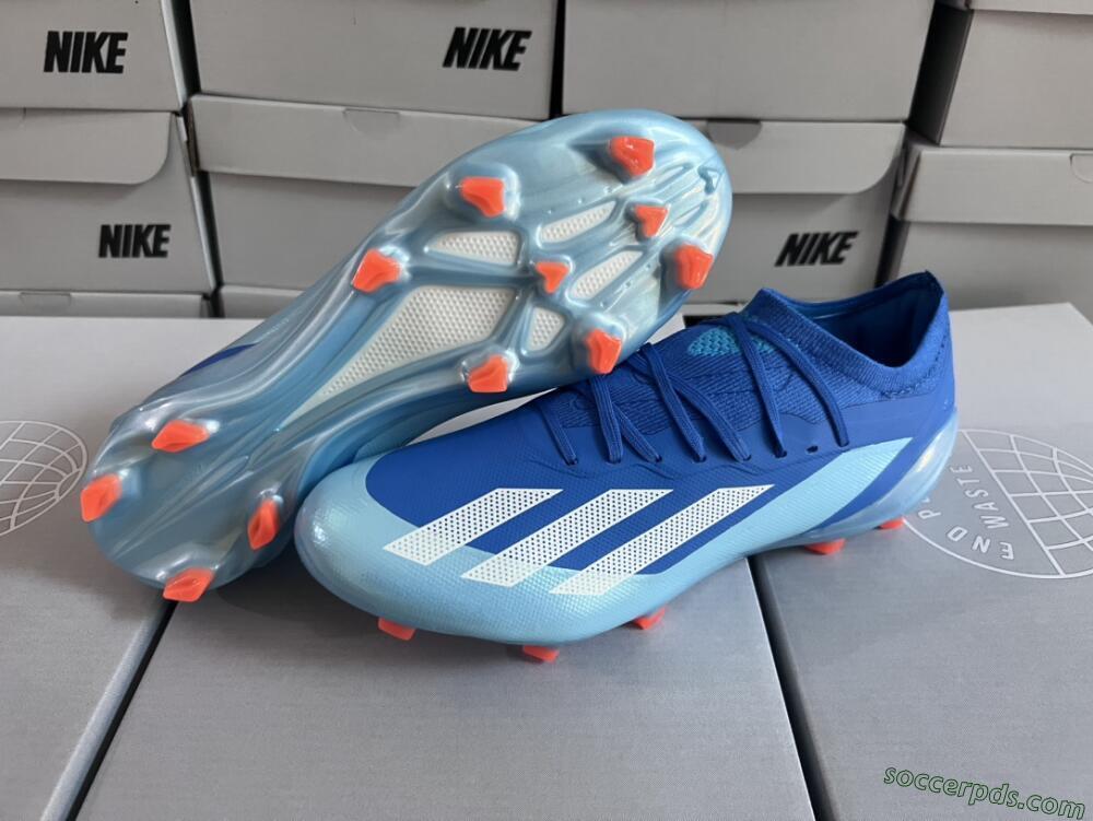 Adidas X Speedportal.1 FG Low-Tops Football Boots - Blue/Silver/Jade