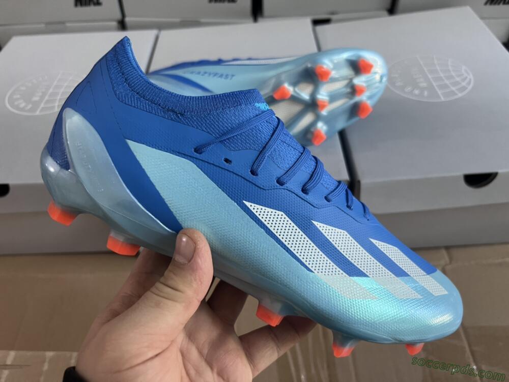 Adidas X Speedportal.1 FG Low-Tops Football Boots - Blue/Silver/Jade