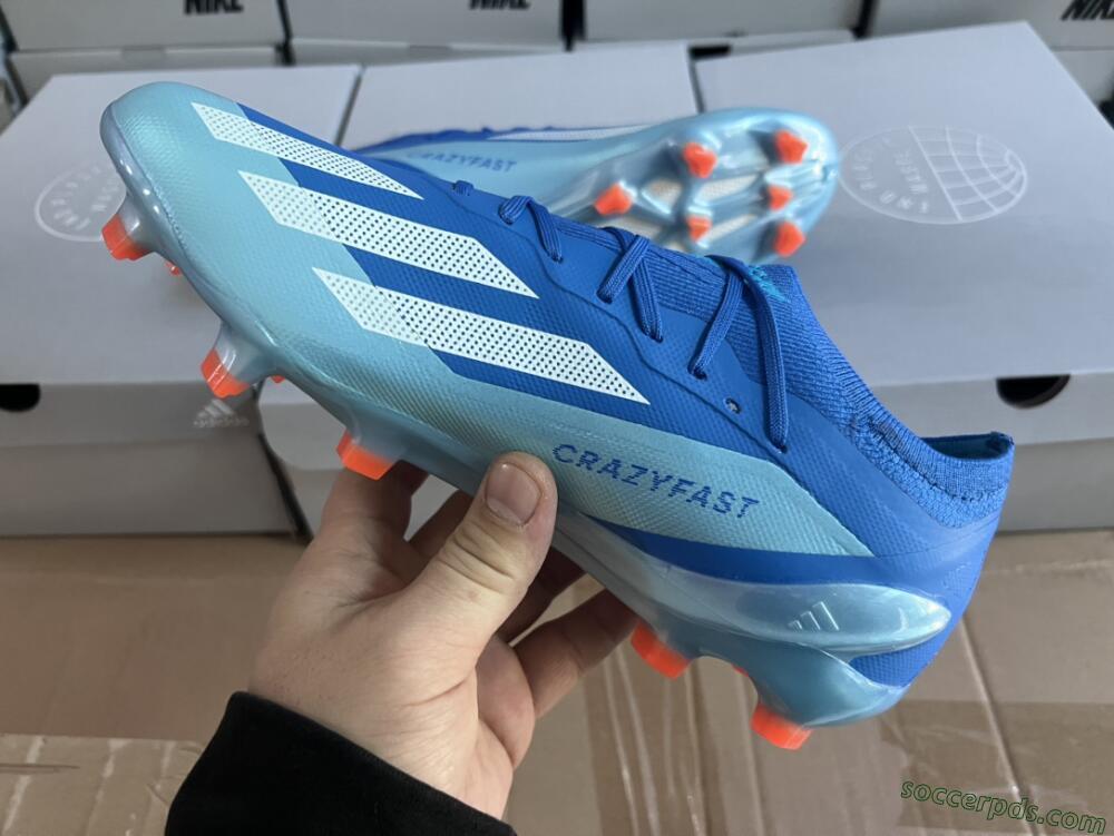 Adidas X Speedportal.1 FG Low-Tops Football Boots - Blue/Silver/Jade