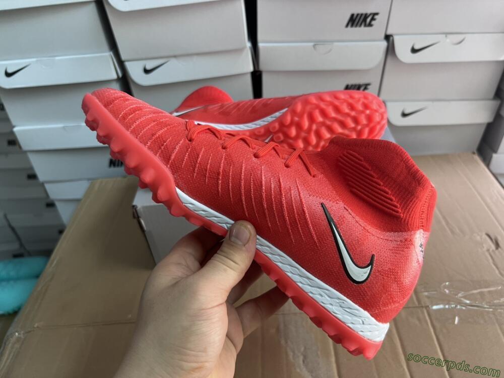 Nike Phantom GX DF Elite TF High-Tops Football Shoes - Red/Silver/Black