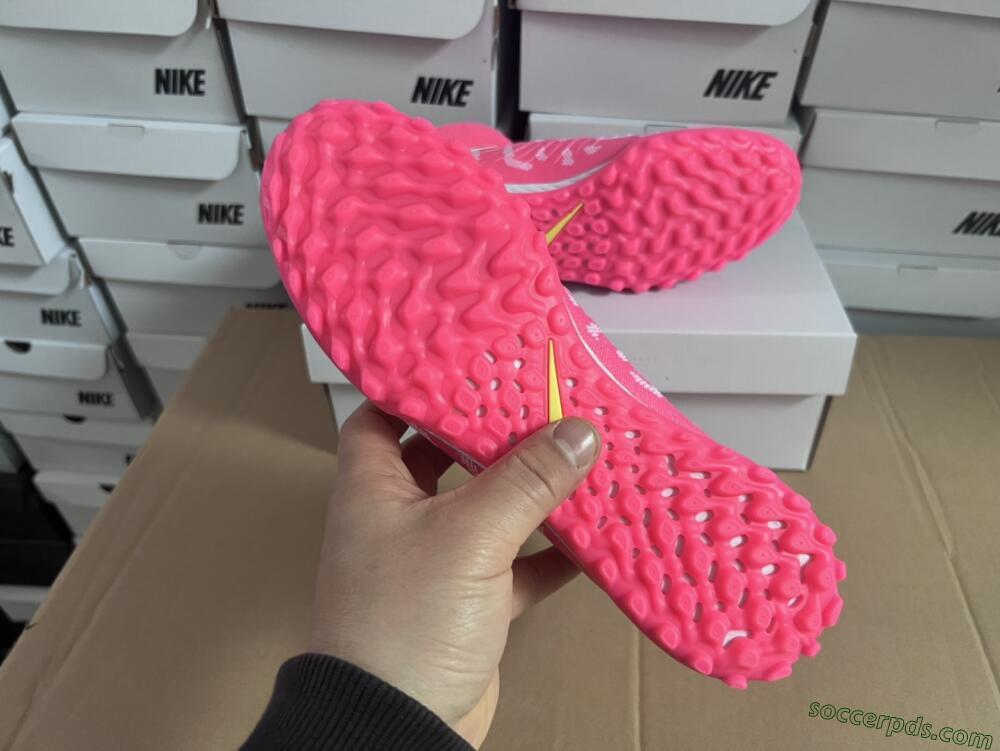 Nike Phantom Luna 2 Elite TF High-Tops Football Shoes - Pink/Silver/White
