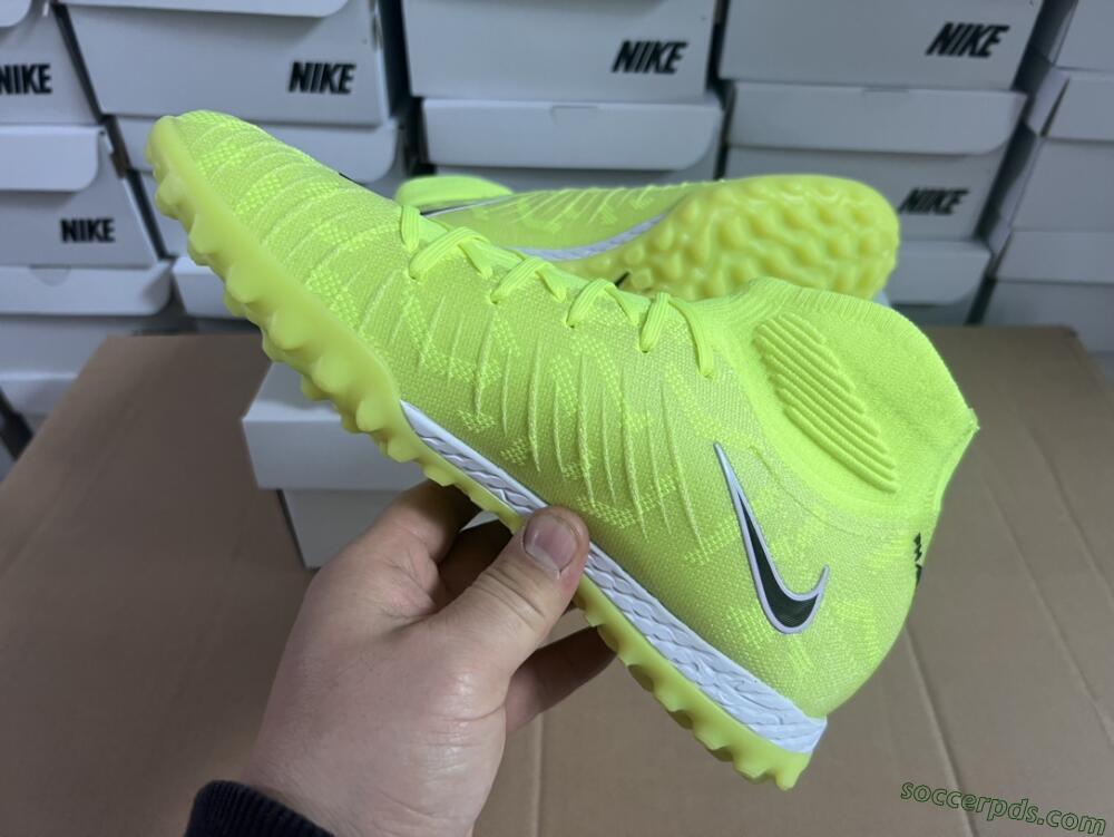 Nike Phantom Luna Elite NU TF High-Tops Football Shoes - Yellow/Red/White