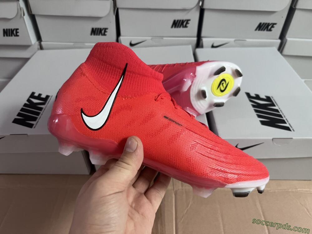 Nike Phantom Luna Elite FG High-Tops Football Boots - Pink/White/Black