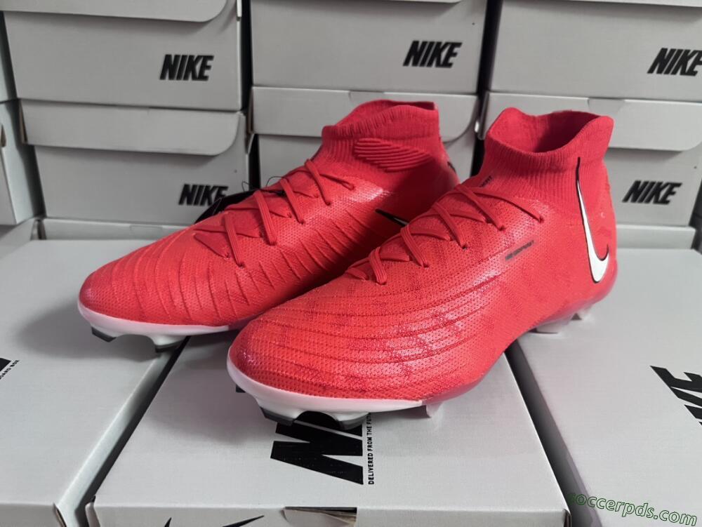 Nike Phantom Luna Elite FG High-Tops Football Boots - Pink/White/Black
