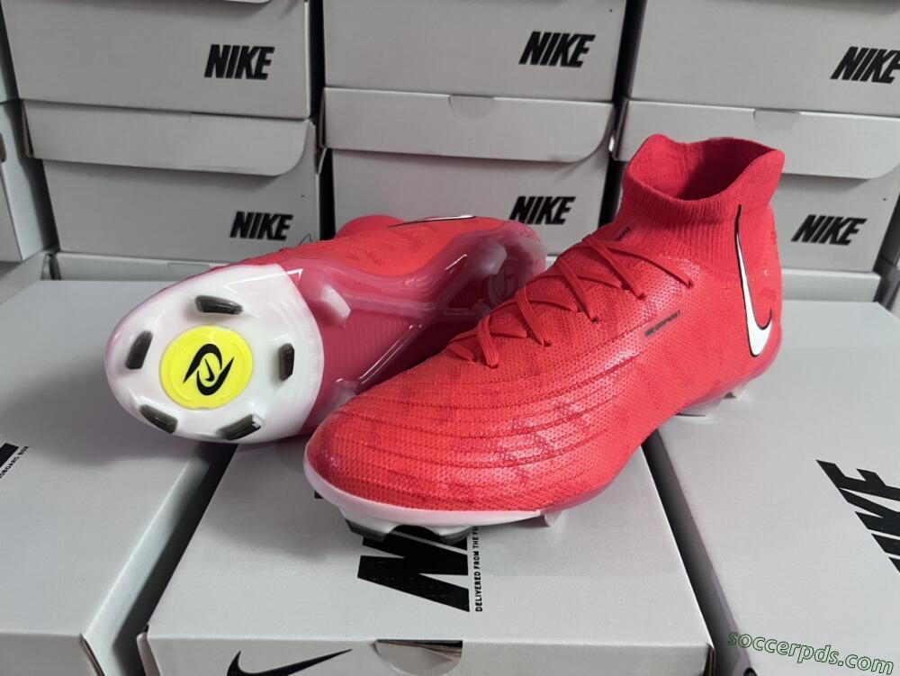 Nike Phantom Luna Elite FG High-Tops Football Boots - Pink/White/Black