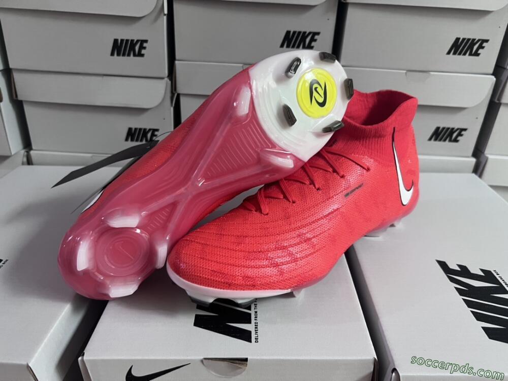 Nike Phantom Luna Elite FG High-Tops Football Boots - Pink/White/Black