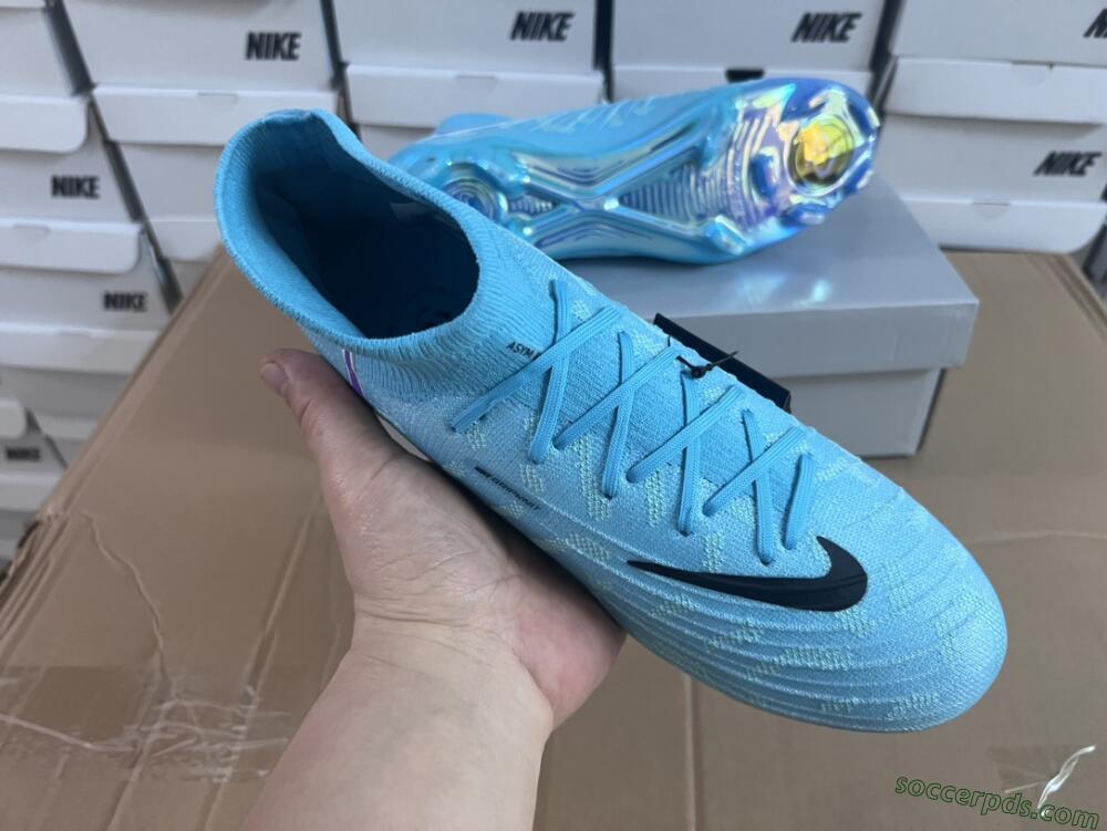 Nike Phantom Luna Elite FG High-Tops Football Boots - Blue/Purple/White