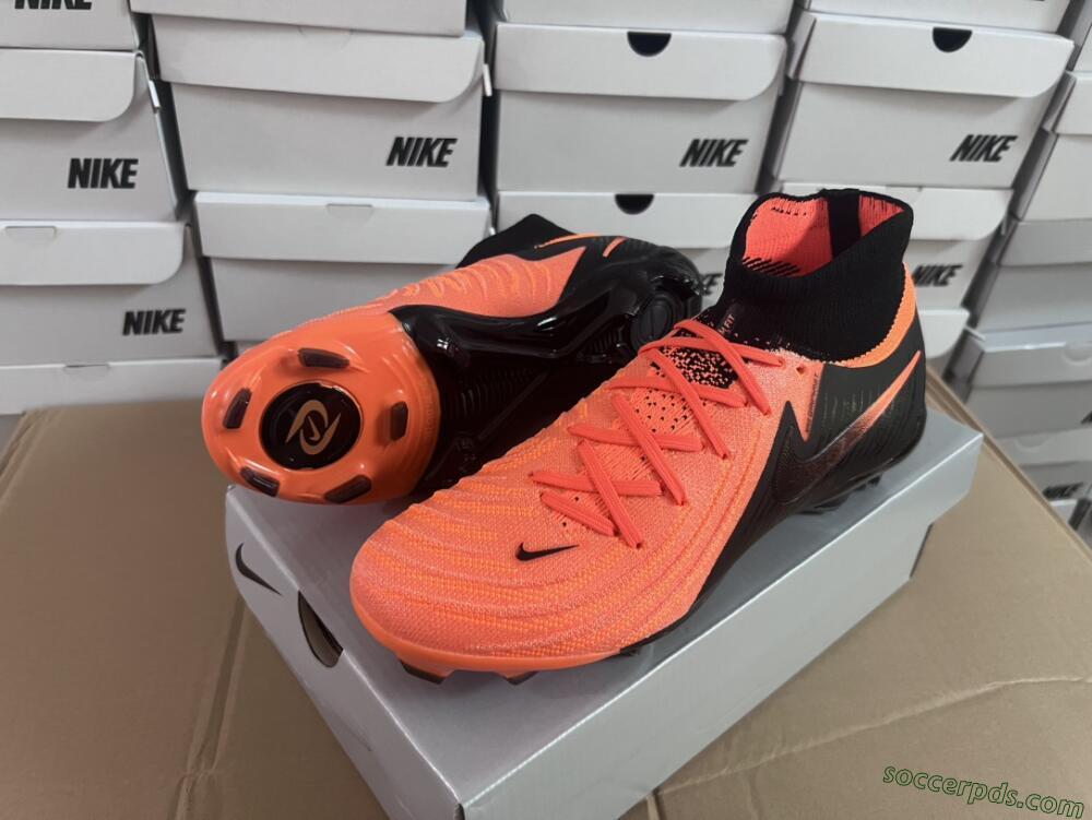 Nike Phantom Luna Elite NU FG High-Tops Football Boots - Orange/Black