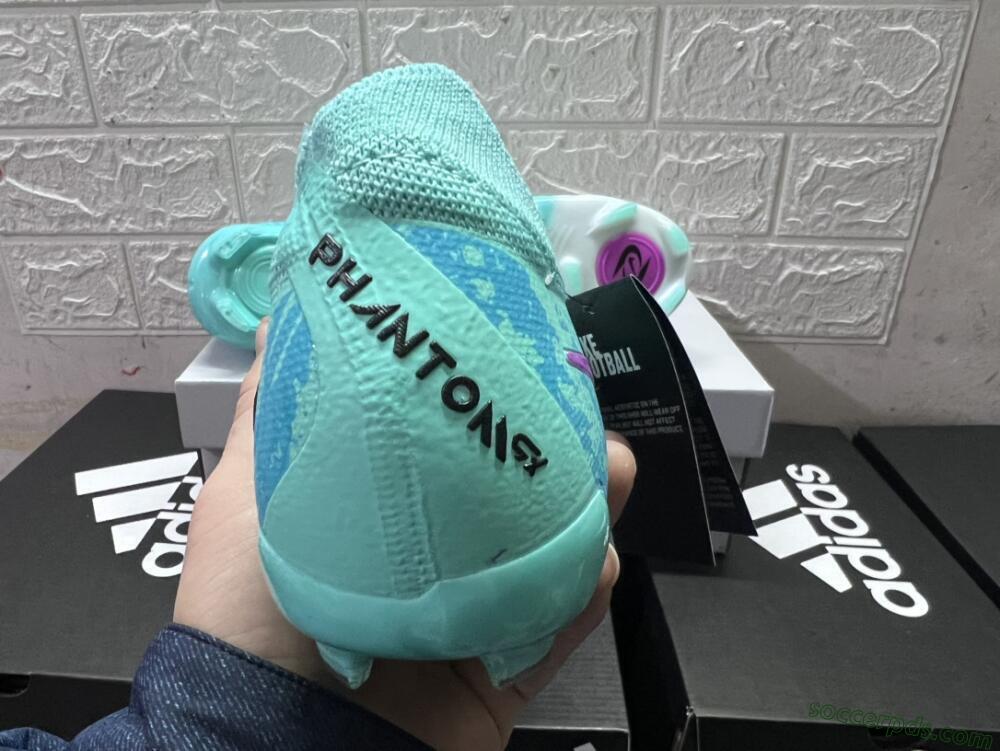 Nike Phantom Luna 2 Elite LV8 FG Low-Tops Football Boots - Jade/Black/Purple