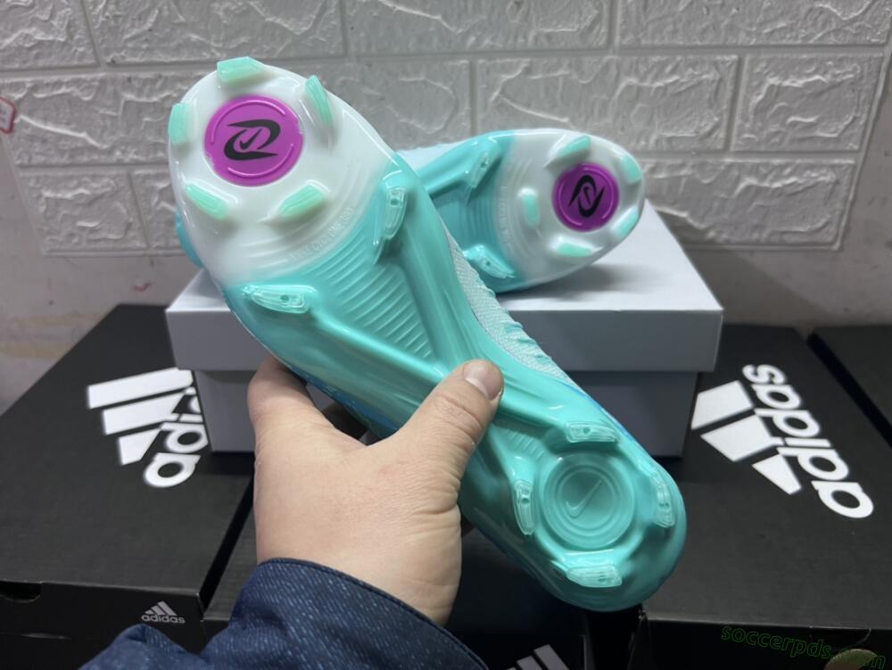 Nike Phantom Luna 2 Elite LV8 FG Low-Tops Football Boots - Jade/Black/Purple