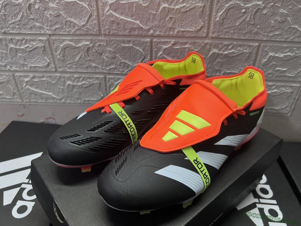 Adidas Predator Elite Foldover Tongue FG Low-Tops Football Boots - White/Black/Red