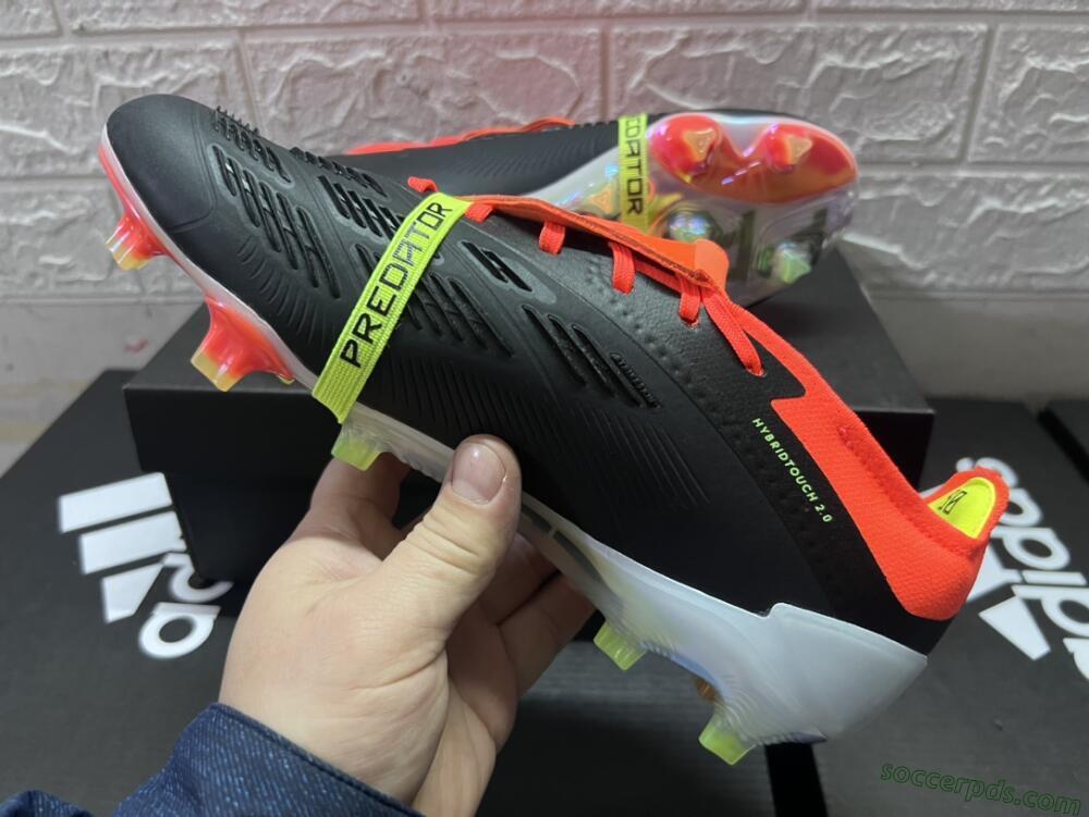 Adidas Predator Elite Foldover Tongue FG Low-Tops Football Boots - White/Black/Red