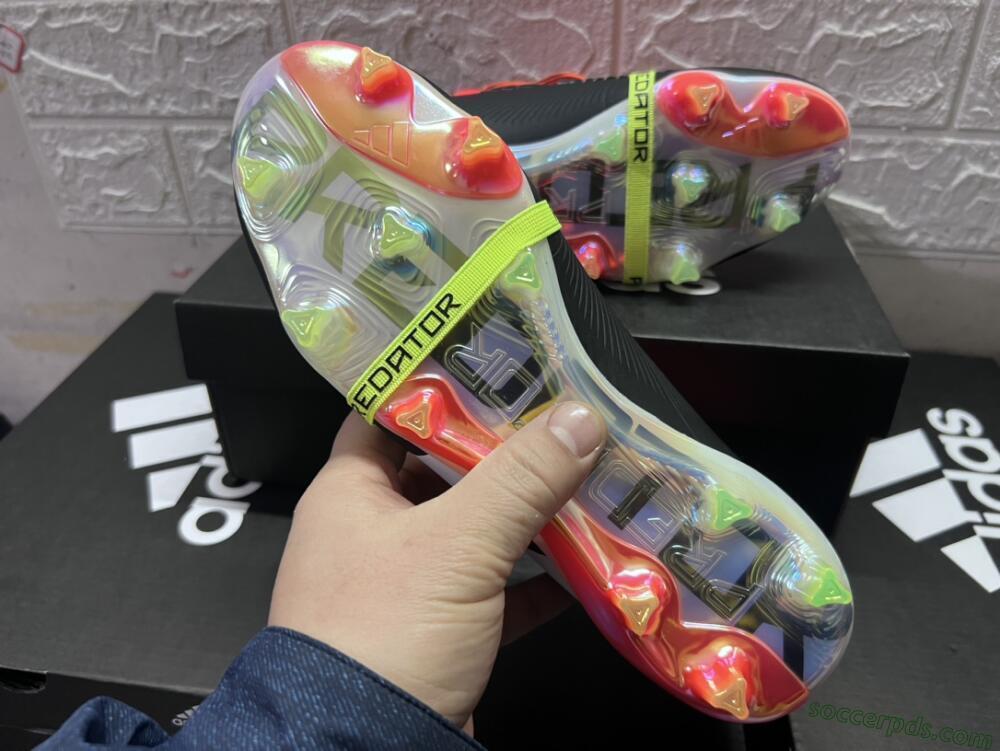 Adidas Predator Elite Foldover Tongue FG Low-Tops Football Boots - White/Black/Red