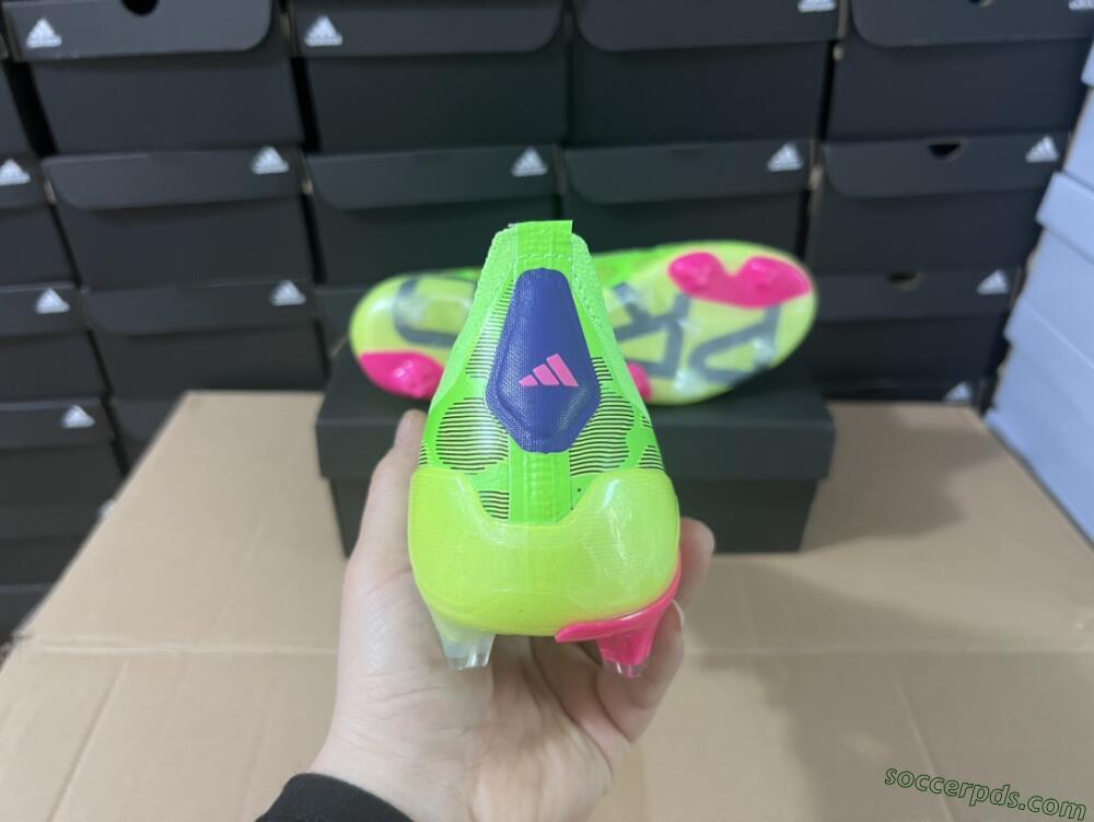 Adidas Predator Accuracy+ FG Low-Tops Football Boots - Green/Purple/Yellow