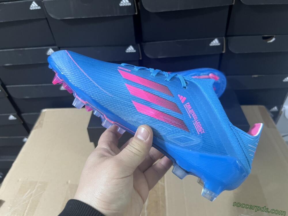 Adidas F50 Adizero FG Low-Tops Football Boots - Blue/Pink