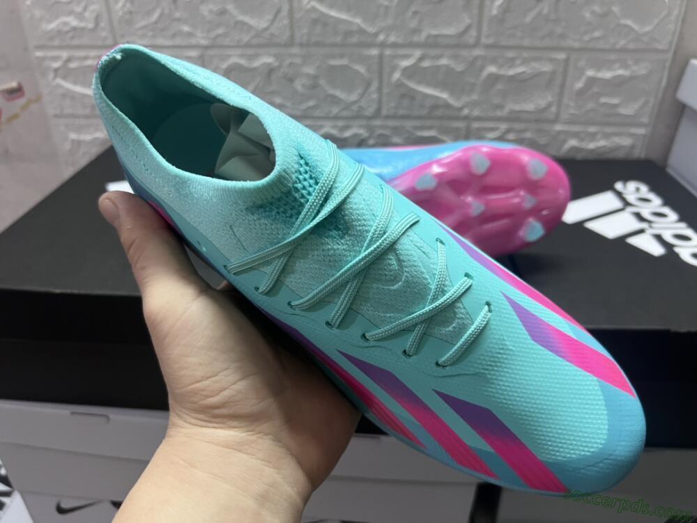 Adidas X Crazyfast.1 Messi.1 FG Low-Tops Football Boots - Blue/Pink/Purple
