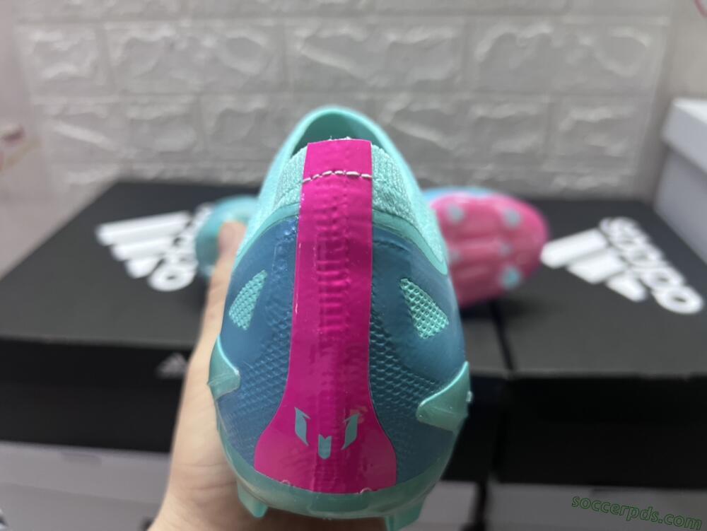 Adidas X Crazyfast.1 Messi.1 FG Low-Tops Football Boots - Blue/Pink/Purple