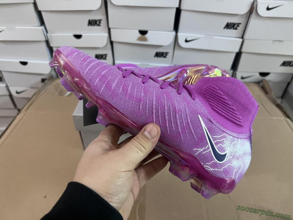 Nike Phantom Luna Elite SE NU FG High-Tops Football Boots - Fuchsia Dream/Barely Grape