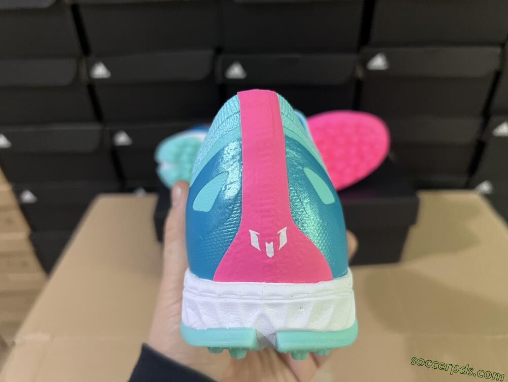 Adidas X Crazyfast.1 TF Low-Tops Football Shoes - Jade/Pink/Purple