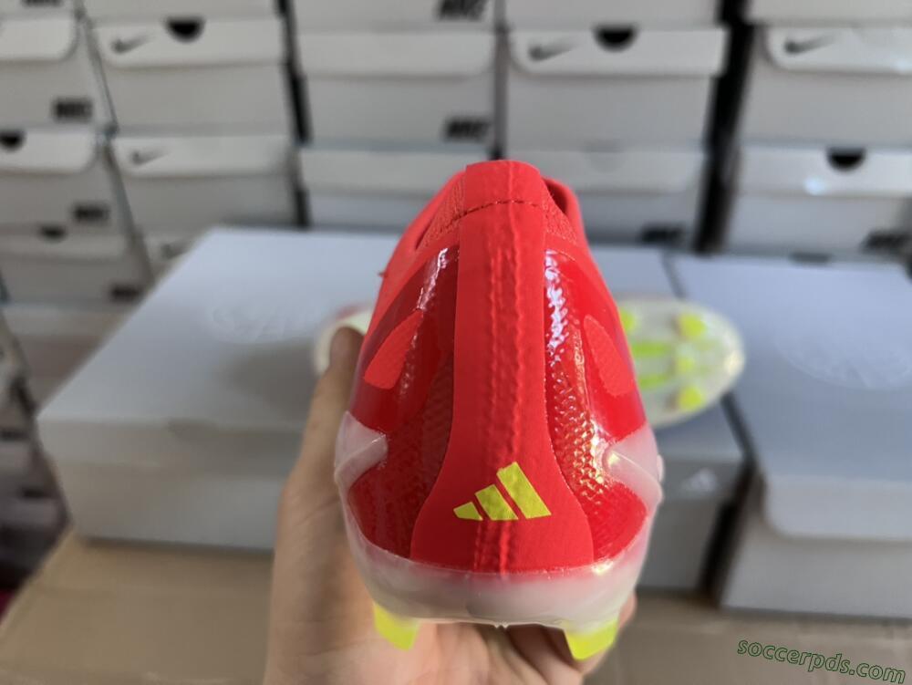 Adidas X Crazyfast.1 FG Low-Tops Football Boots - Red/White/Yellow