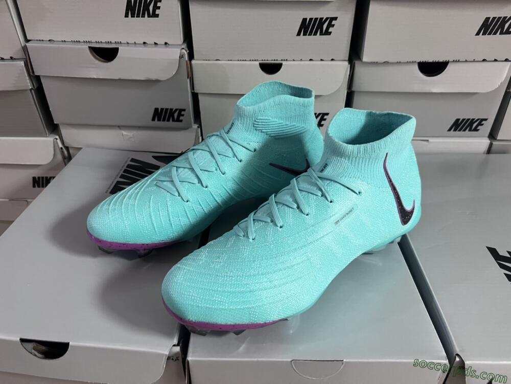 Nike Phantom Luna Elite FG High-Tops Football Boots - Blue/Black/Purple