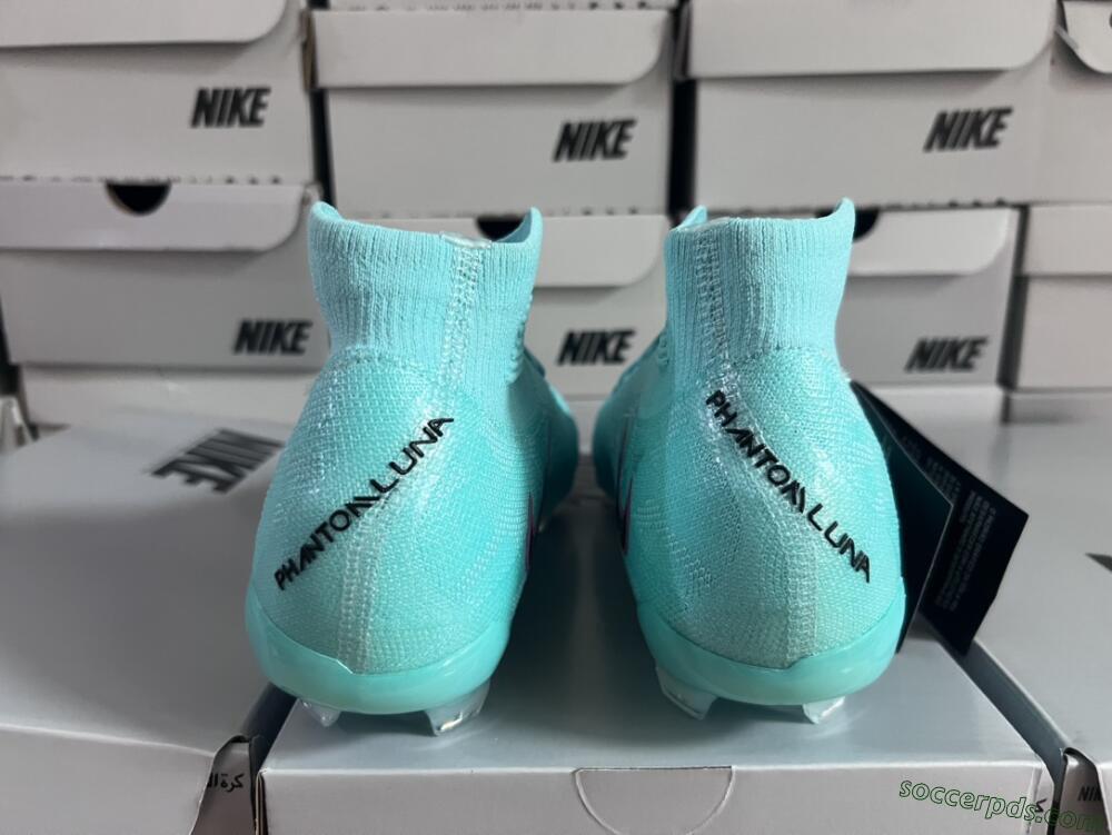 Nike Phantom Luna Elite FG High-Tops Football Boots - Blue/Black/Purple