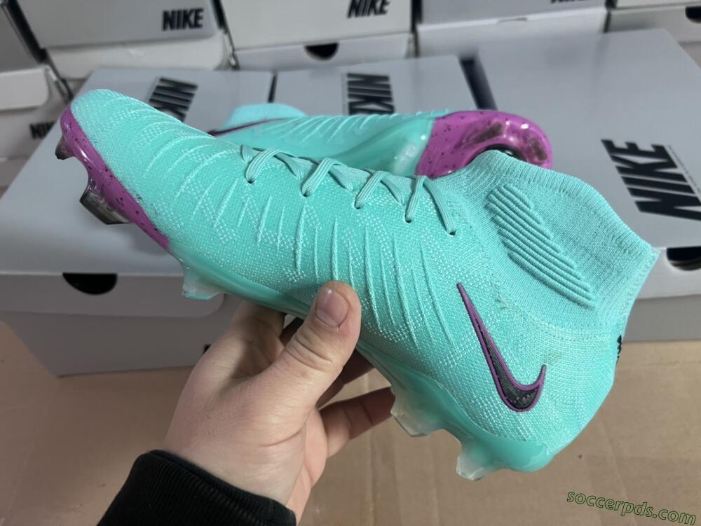 Nike Phantom Luna Elite FG High-Tops Football Boots - Blue/Black/Purple