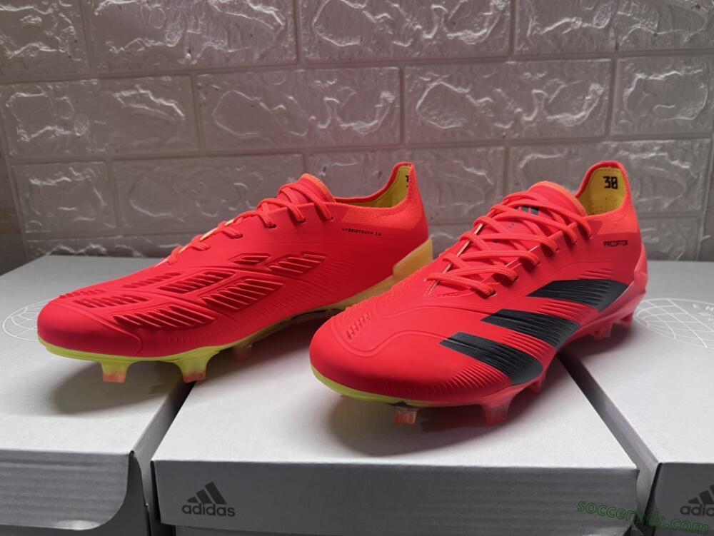 Adidas Predator Accuracy.1 FG Low-Tops Football Boots - Red/Black/Blue