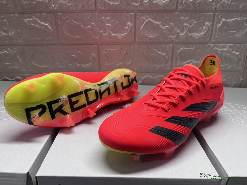 Adidas Predator Accuracy.1 FG Low-Tops Football Boots - Red/Black/Blue