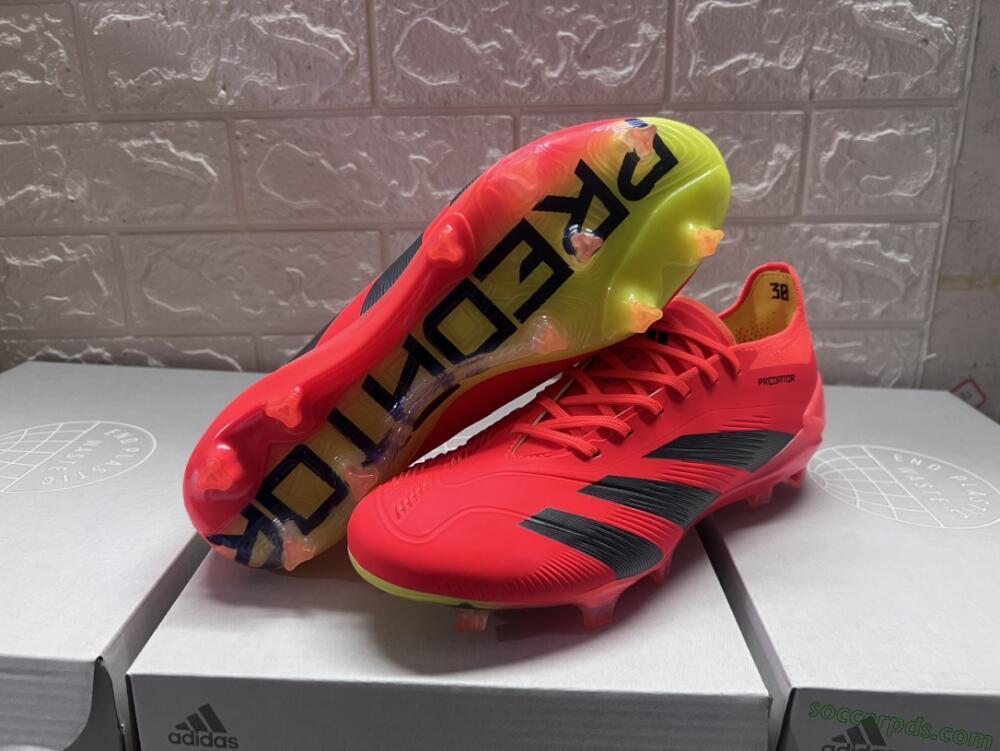 Adidas Predator Accuracy.1 FG Low-Tops Football Boots - Red/Black/Blue