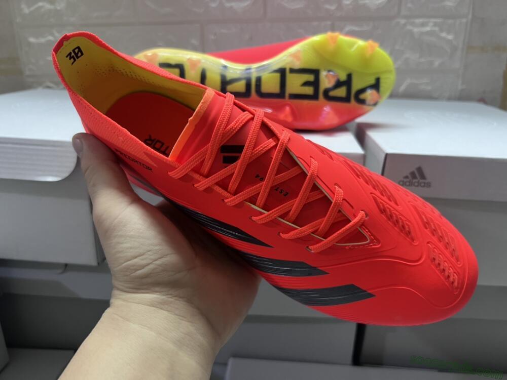 Adidas Predator Accuracy.1 FG Low-Tops Football Boots - Red/Black/Blue