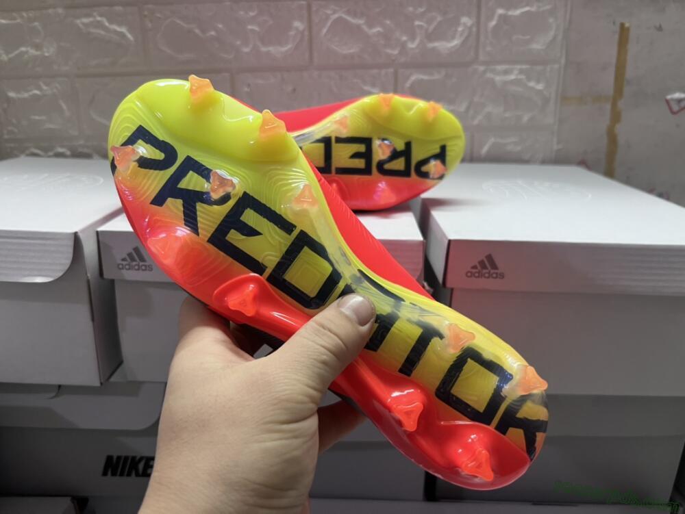 Adidas Predator Accuracy.1 FG Low-Tops Football Boots - Red/Black/Blue