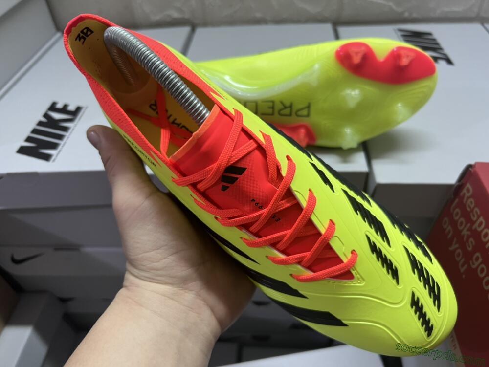 Adidas Predator Accuracy.1 FG Low-Tops Football Boots - Green/Red/Black