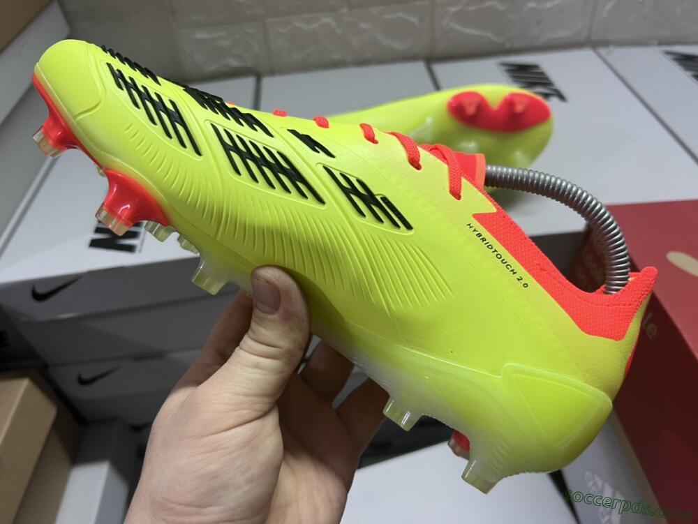 Adidas Predator Accuracy.1 FG Low-Tops Football Boots - Green/Red/Black