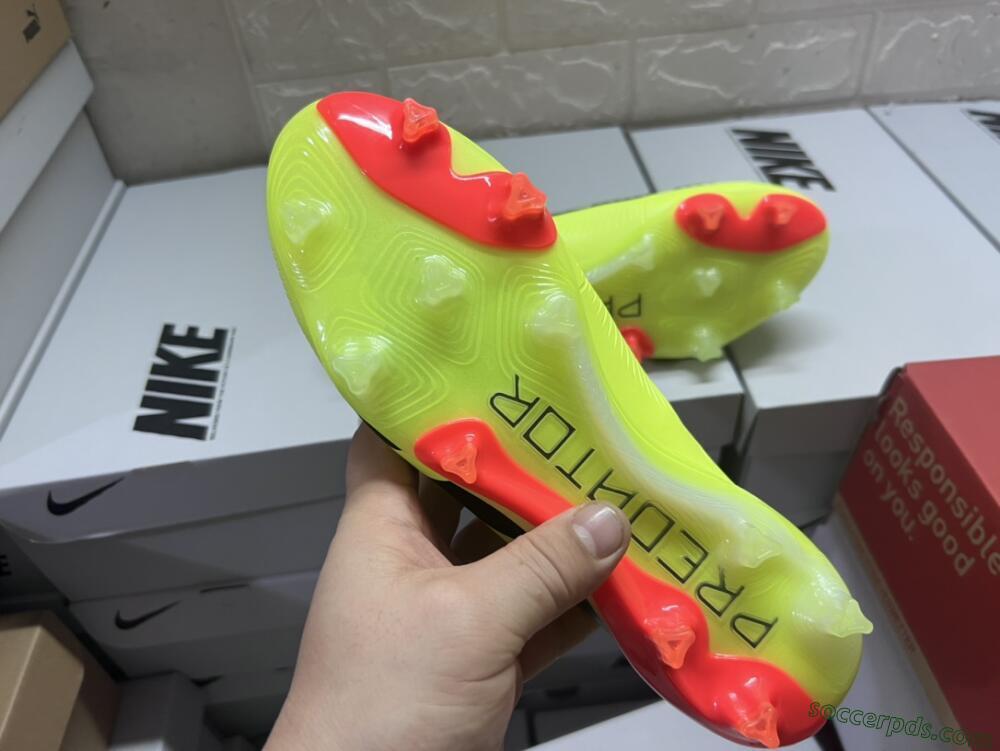 Adidas Predator Accuracy.1 FG Low-Tops Football Boots - Green/Red/Black