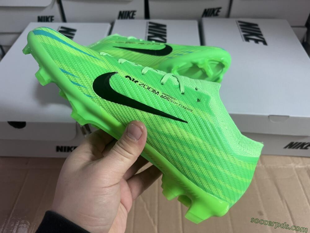 Nike Air Zoom Mercurial Vapor 15 Elite FG Low-Tops Football Boots - Green/Yellow/Black