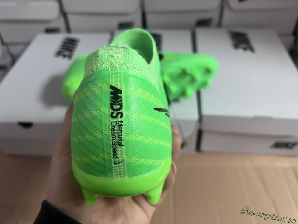 Nike Air Zoom Mercurial Vapor 15 Elite FG Low-Tops Football Boots - Green/Yellow/Black