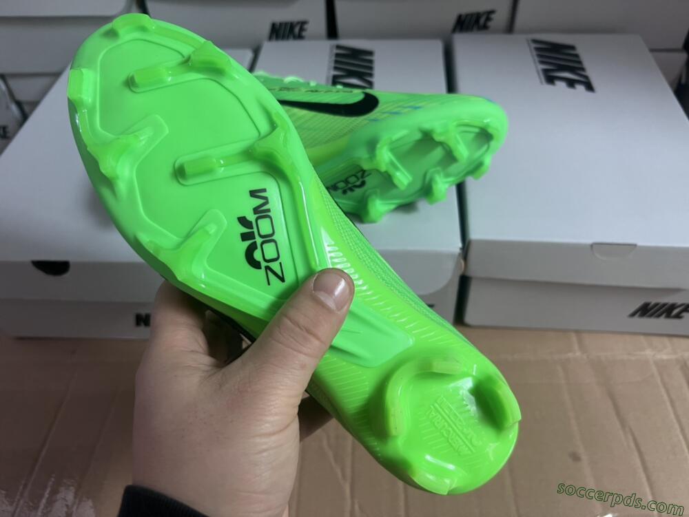 Nike Air Zoom Mercurial Vapor 15 Elite FG Low-Tops Football Boots - Green/Yellow/Black