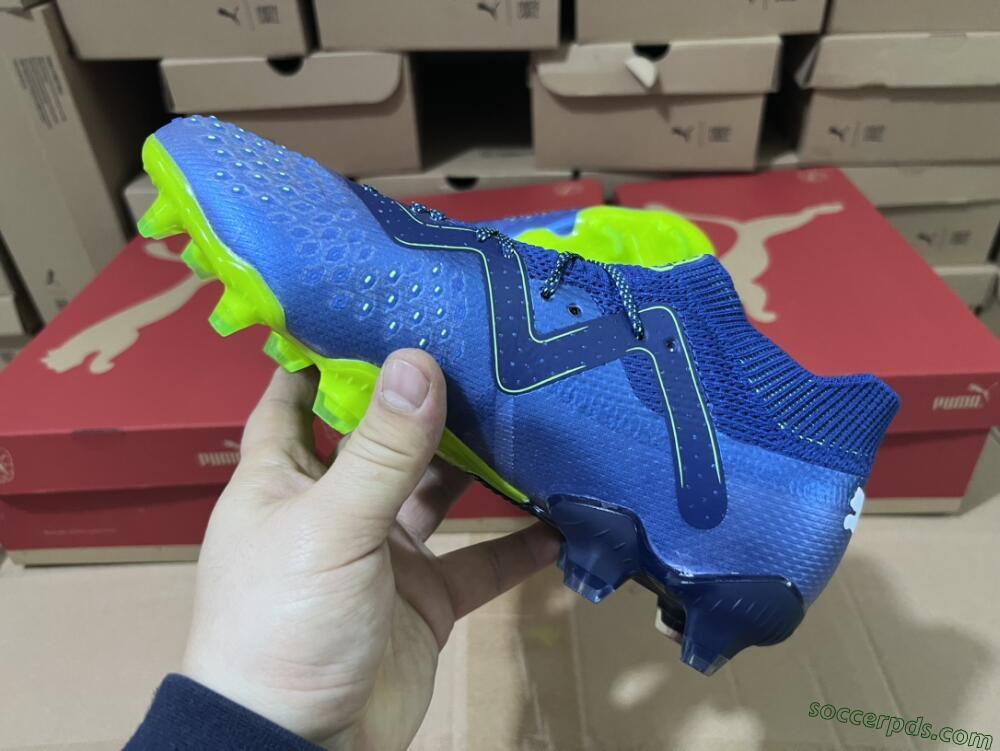 Puma Future Ultimate FG Low-Tops Football Boots - Blue/Black/Yellow