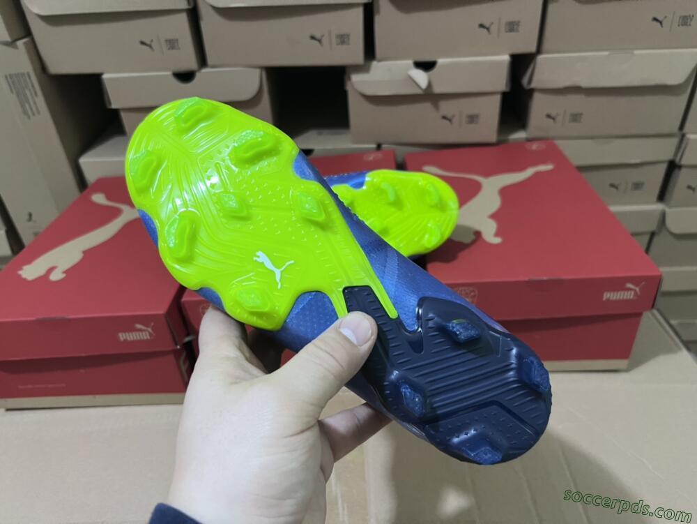 Puma Future Ultimate FG Low-Tops Football Boots - Blue/Black/Yellow